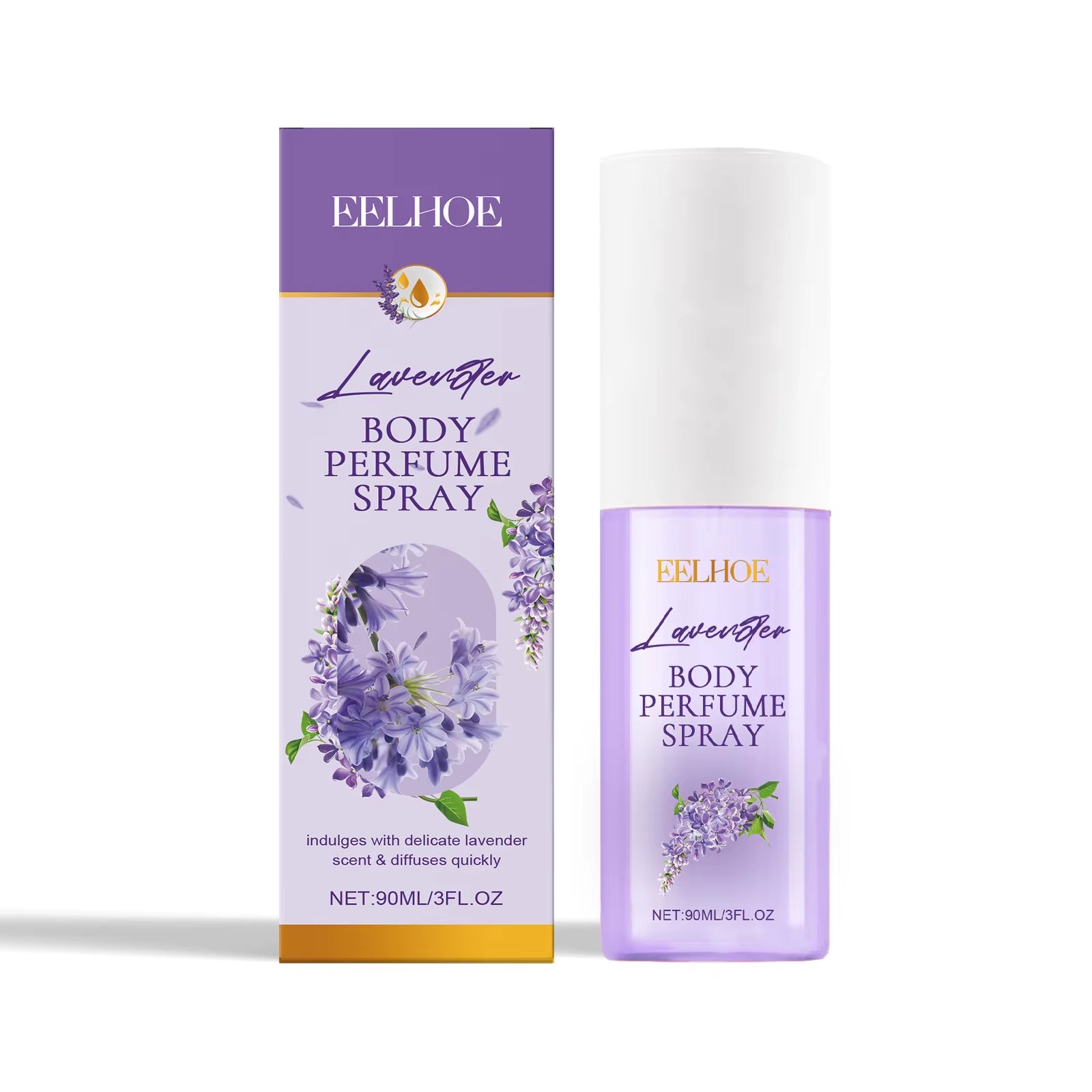 Lavender Body Pheromone Perfume Spray Lasting Lavender Fragrance Pleasant Fresh Floral Pheromone Perfume