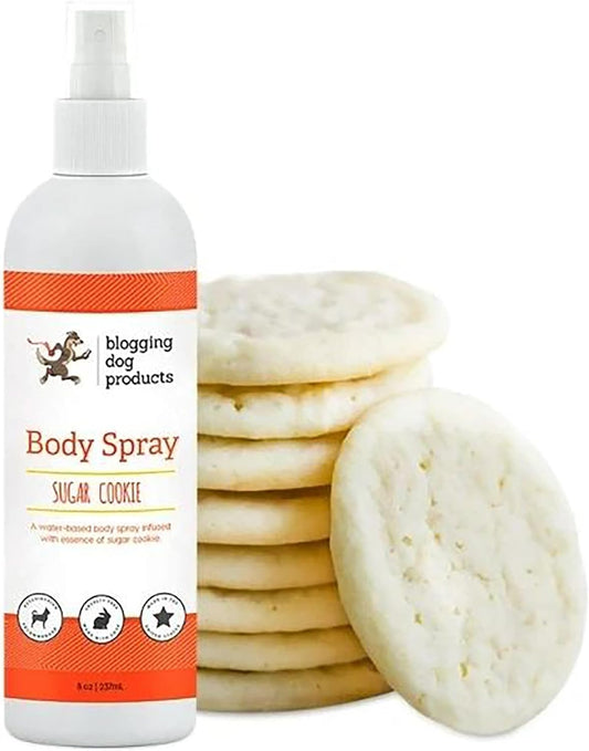 Dog Deodorizing Spray – Long-Lasting Dog Cologne & Pet Odor Eliminator – Sugar Cookie Scented Dog Perfume for Smelly Dogs – Safe, Refreshing Dog Grooming Spray