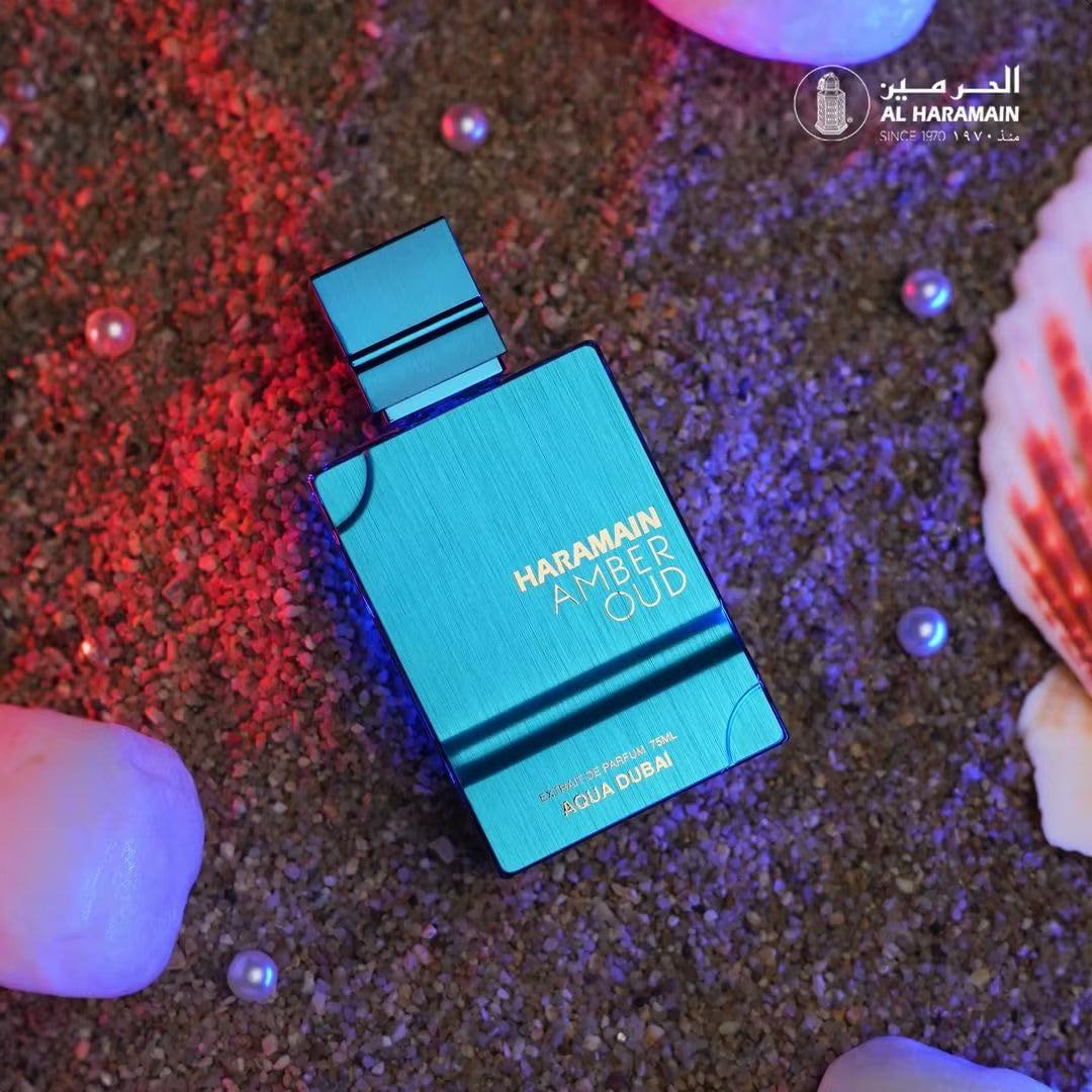 Al Haramain Amber Oud - Aqua Dubai - Cologne for Men and Women - Bergamot, Amber - Long Lasting Perfume for Men and Women