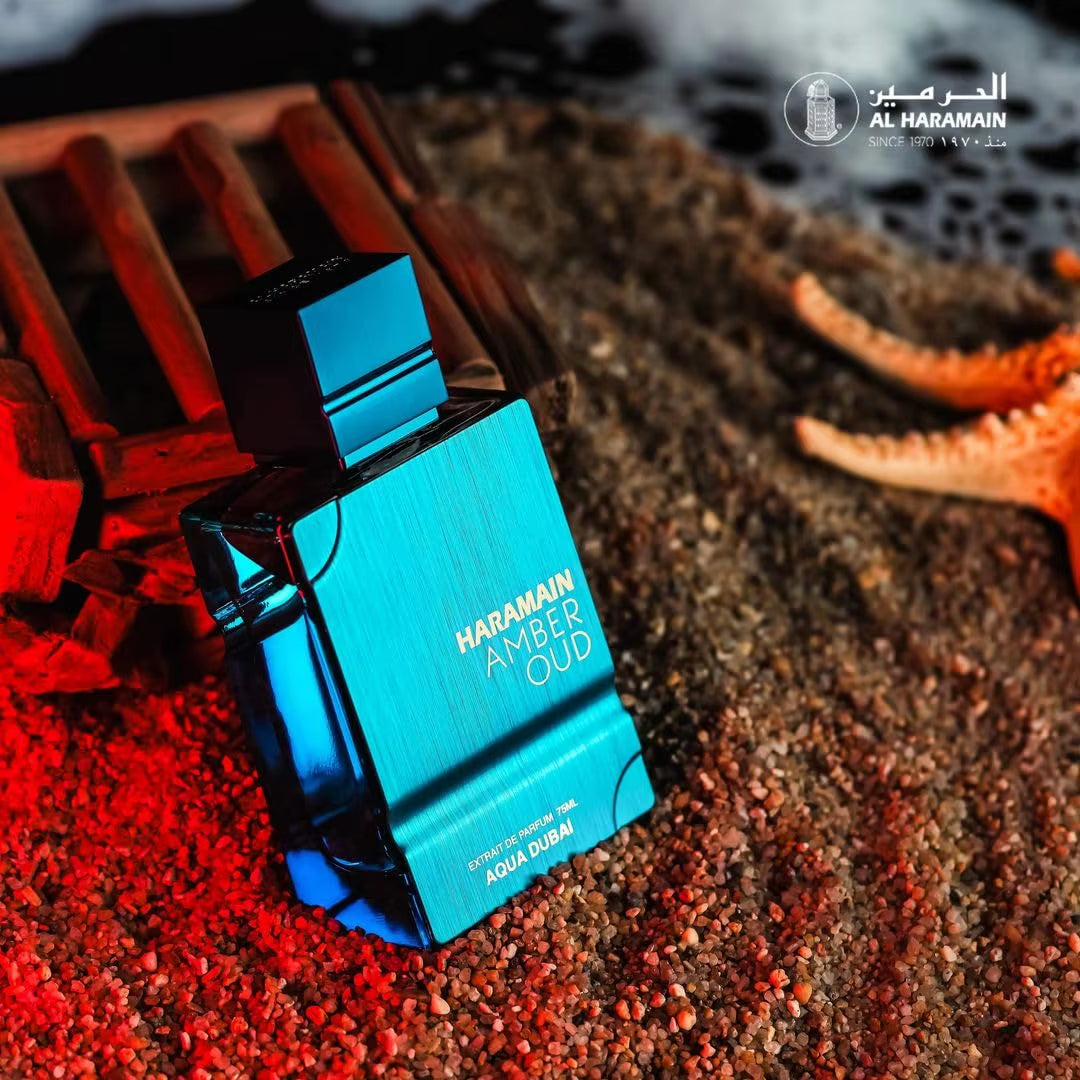 Al Haramain Amber Oud - Aqua Dubai - Cologne for Men and Women - Bergamot, Amber - Long Lasting Perfume for Men and Women